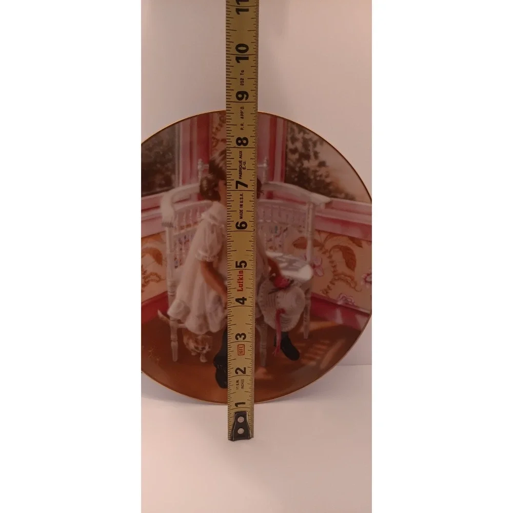 Vintage‎ Collectors Plate Days Gone by Sandra Kuck Easter 80s Cottagecore Decor